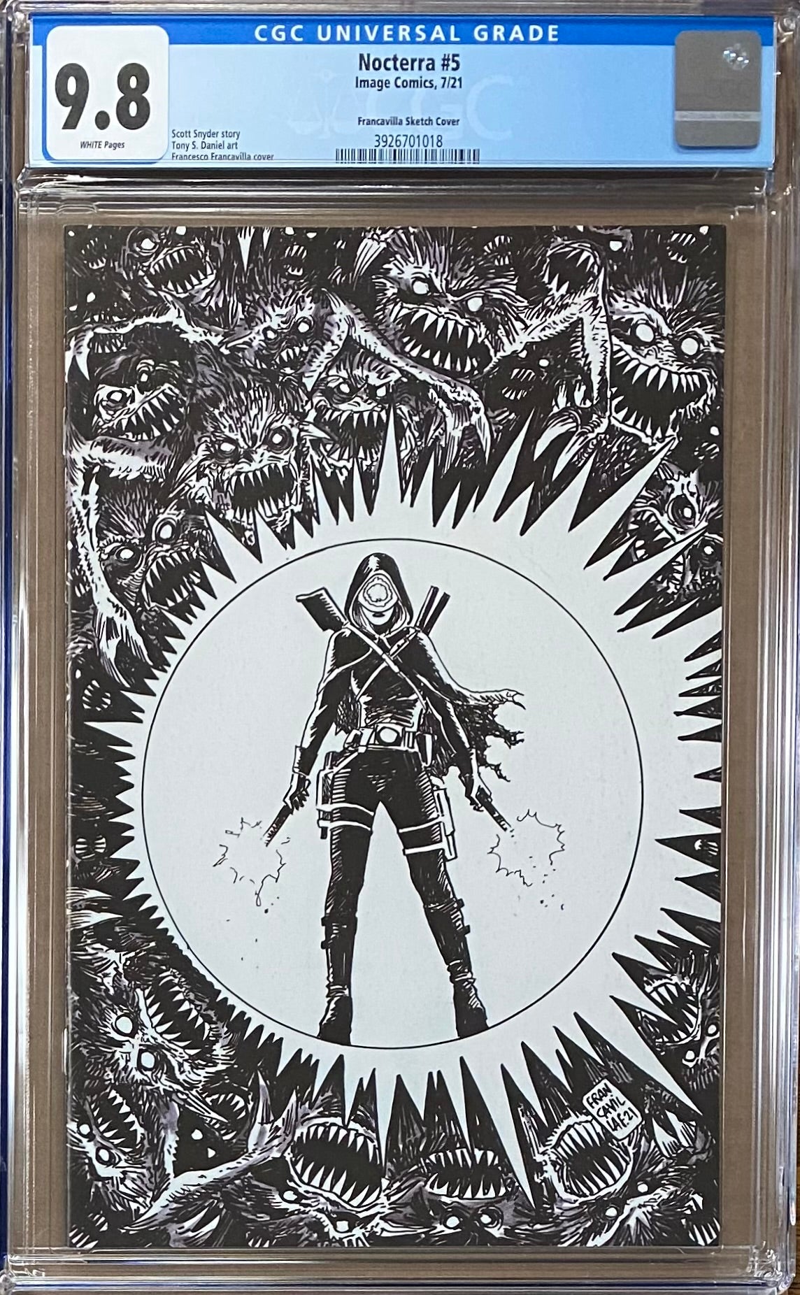 Nocterra #5 Francavilla 1:25 Retailer Incentive Variant CGC 9.8