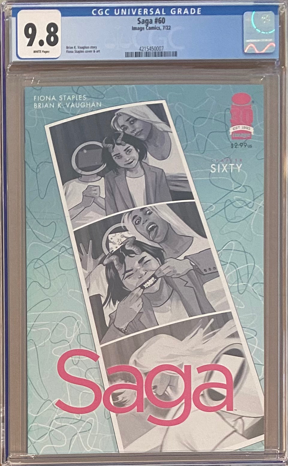 Saga #60 CGC 9.8