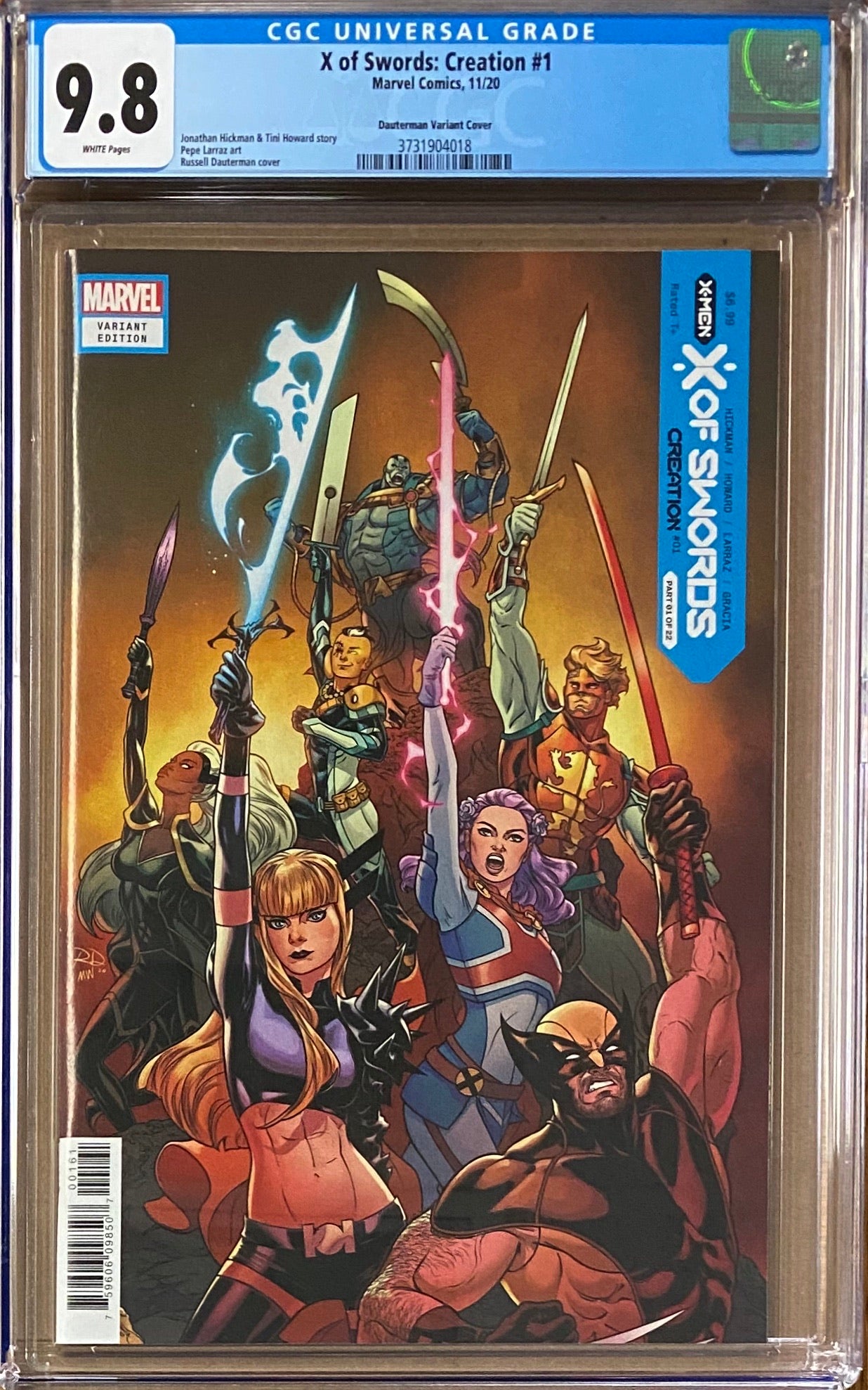 X of Swords: Creation #1 Dauterman Variant CGC 9.8
