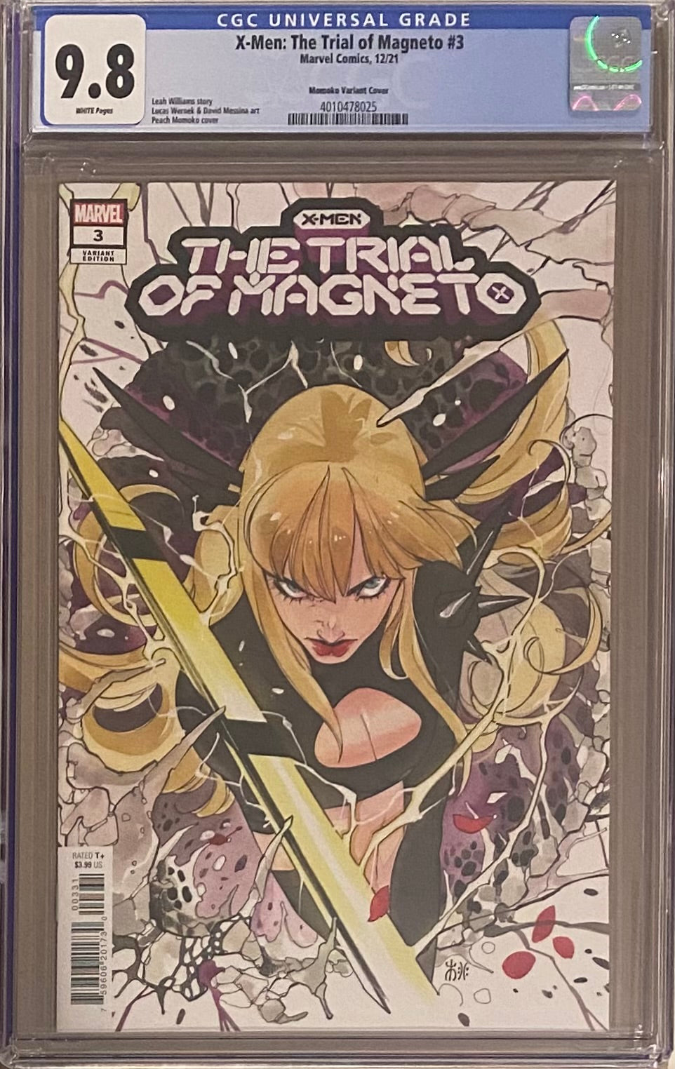 X-Men: Trial of Magneto #3 Momoko Variant CGC 9.8