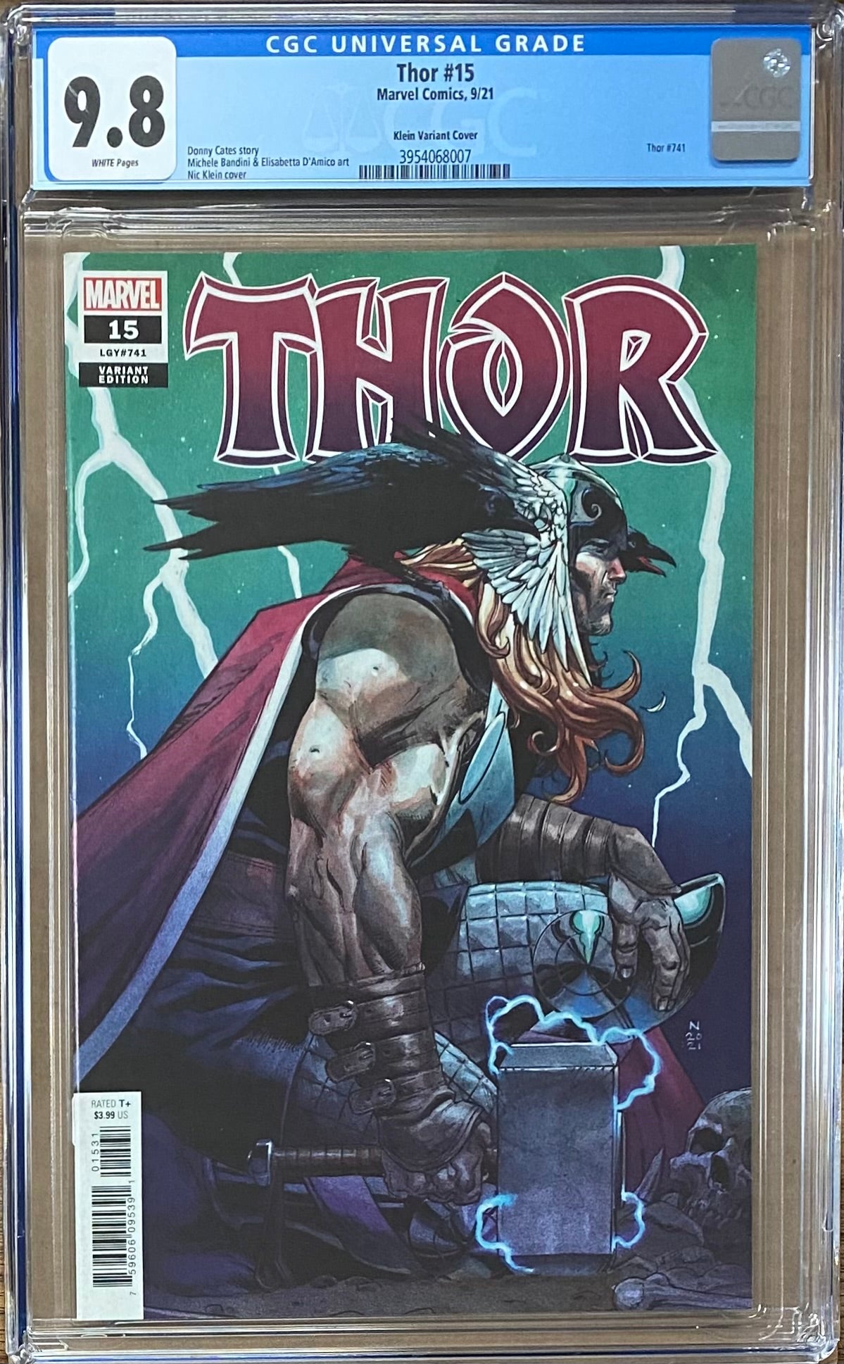 Thor #15 Klein 1:25 Retailer Incentive Variant CGC 9.8