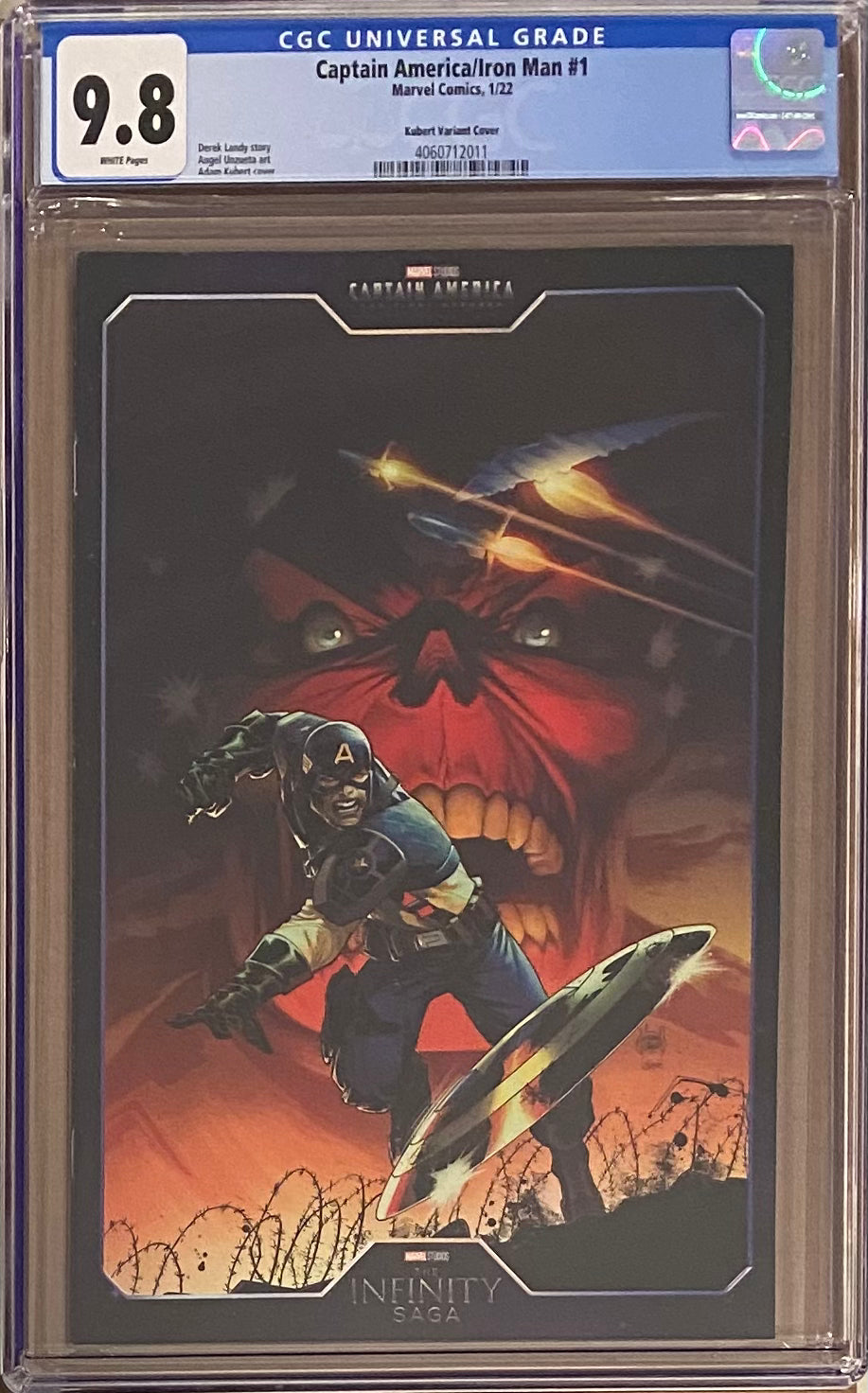 Captain America/Iron Man #1 Kubert Variant CGC 9.8