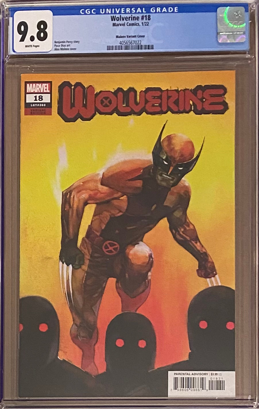 Wolverine #18 Variant CGC 9.8