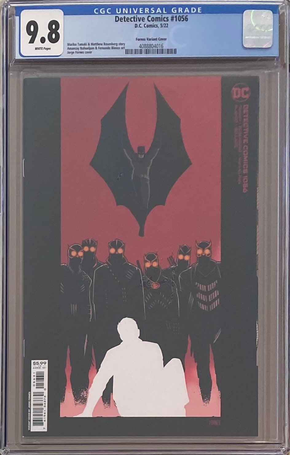 Detective Comics #1056 Fornes 1:25 Retailer Incentive Variant CGC 9.8