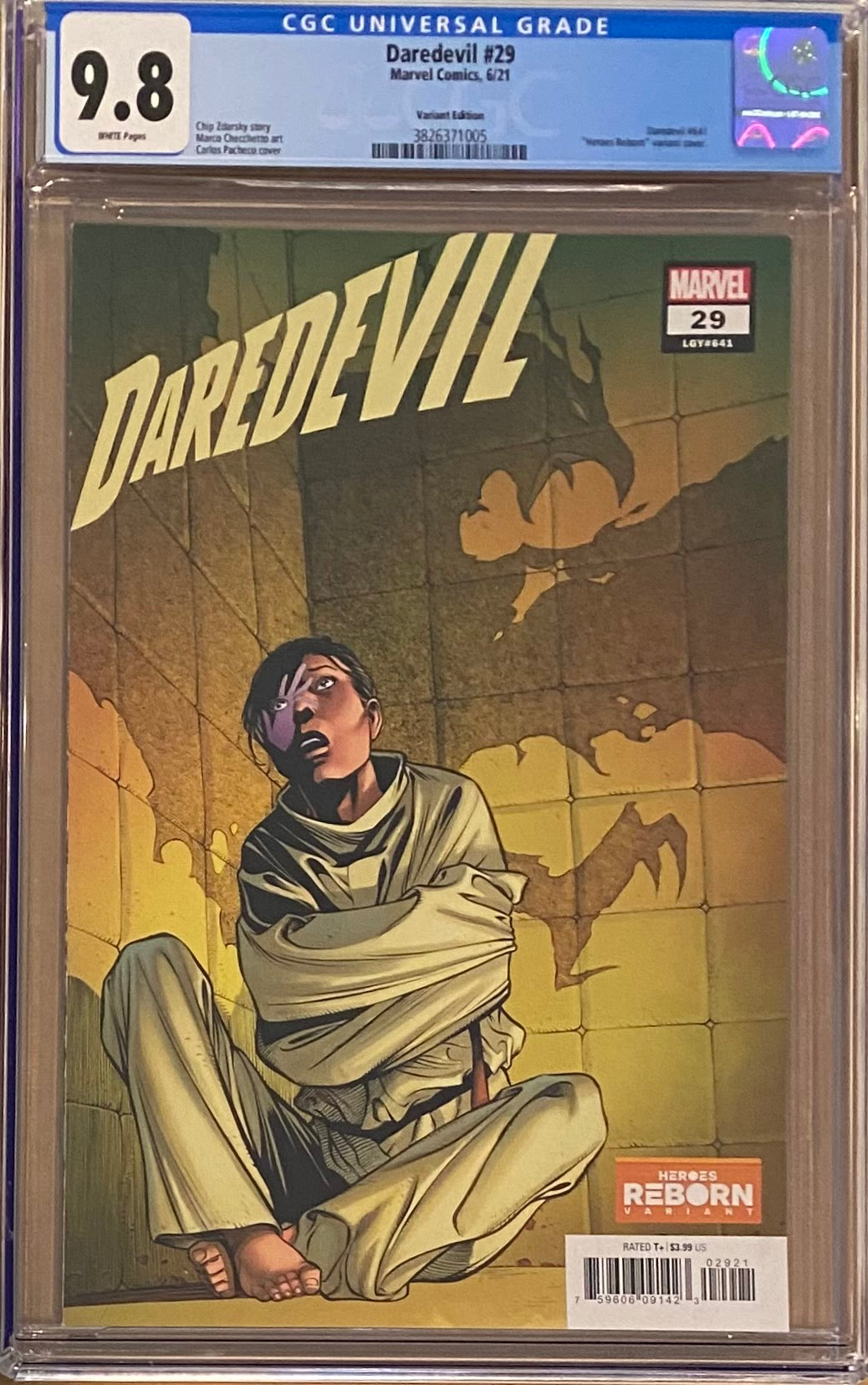 Daredevil #29 "Heroes Reborn" Variant CGC 9.8