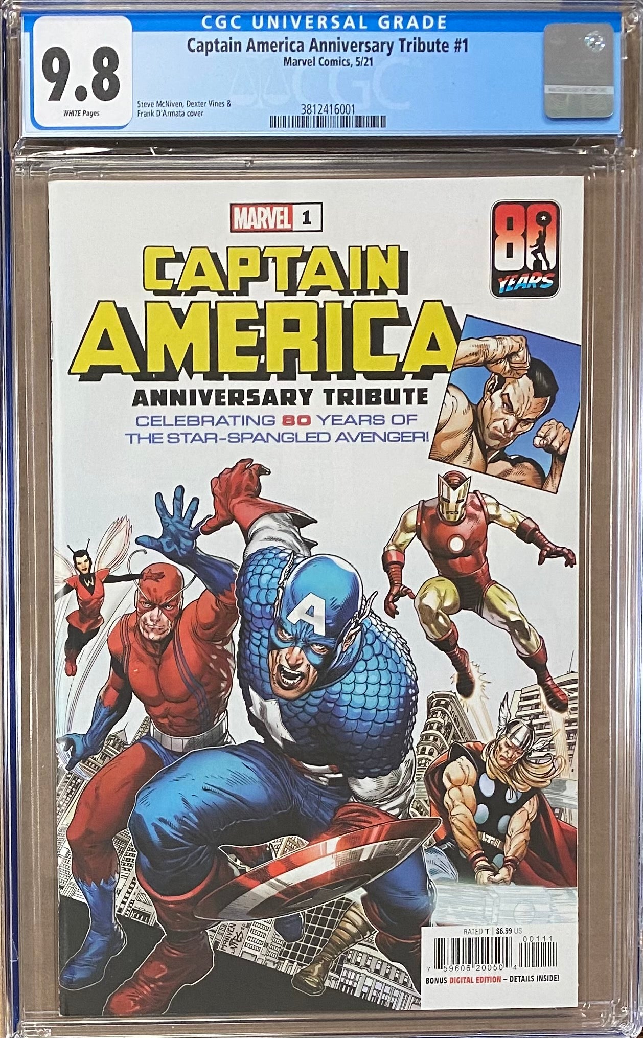 Captain America Anniversary Tribute #1 CGC 9.8