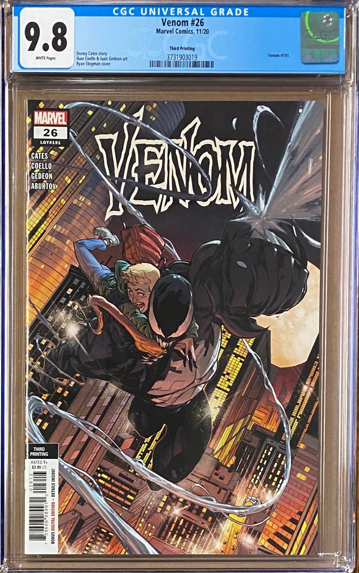 Venom #26 comic graded cgc 2024 9.8