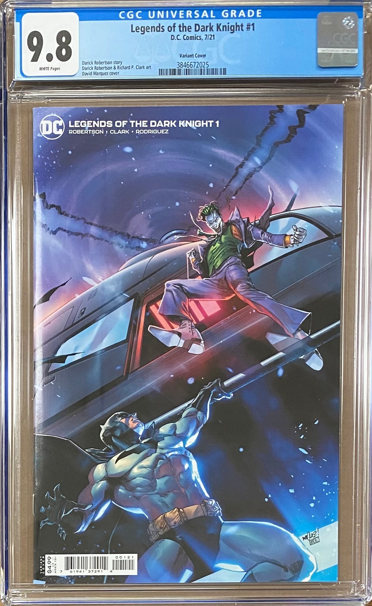 Legends of the Dark Knight #1 Variant CGC 9.8