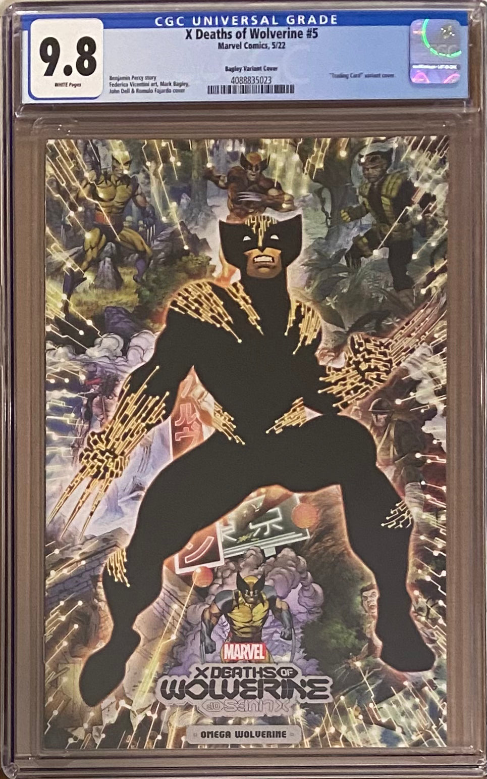 X Deaths of Wolverine #5 Bagley Variant CGC 9.8