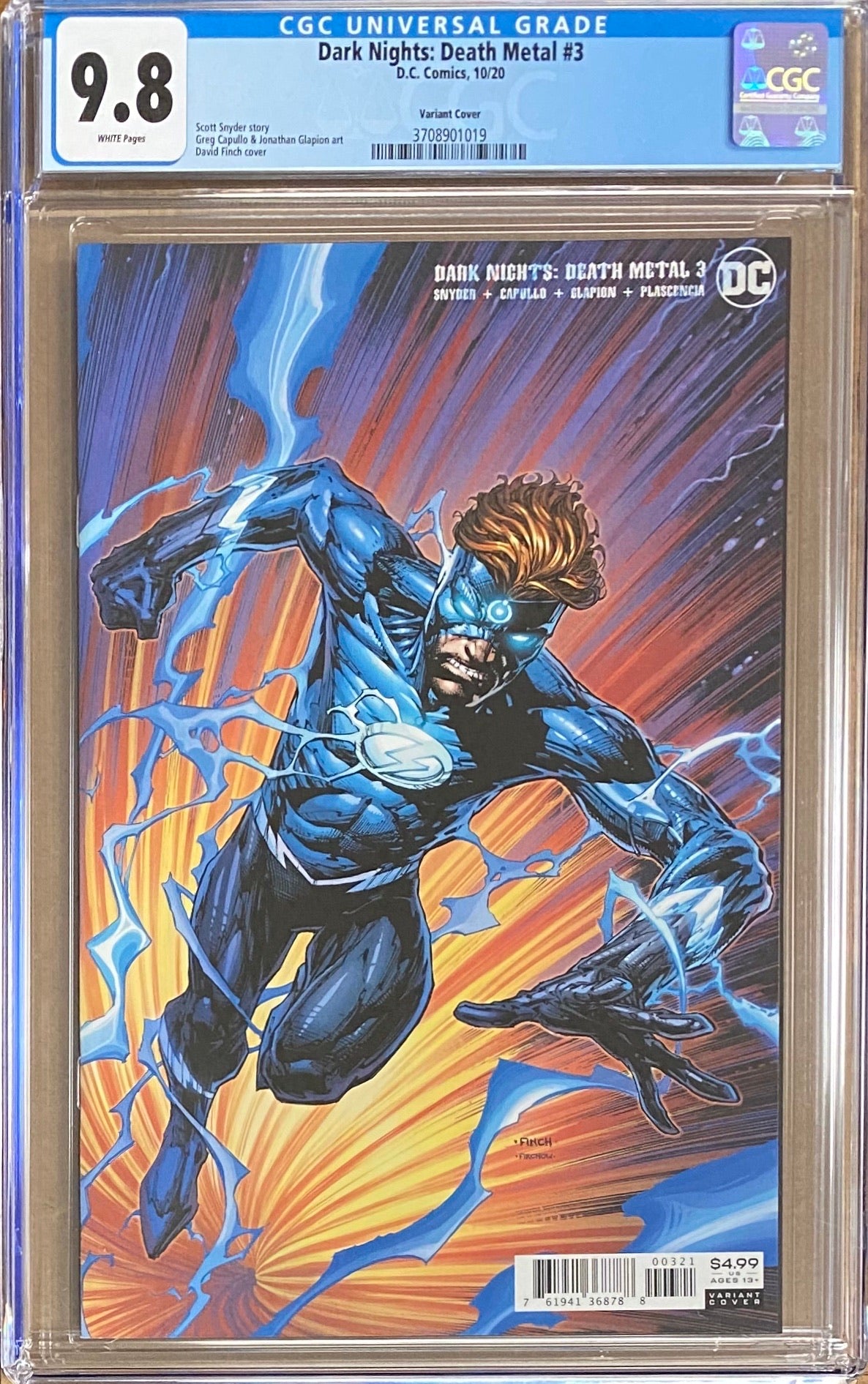 Dark Nights Death Metal #3 Finch Variant CGC 9.8