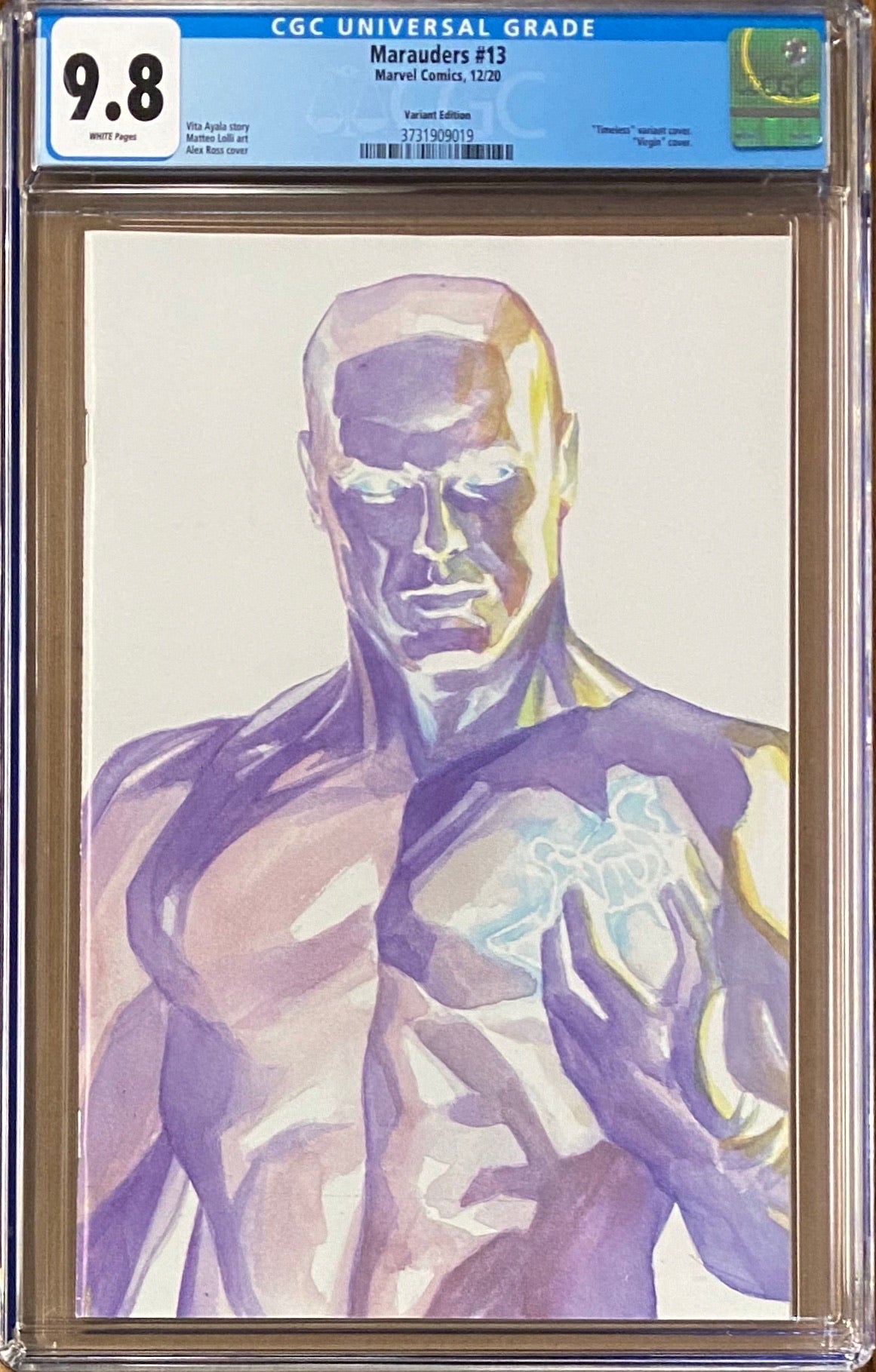 Marauders #13 Alex Ross Iceman "Timeless" Variant CGC 9.8