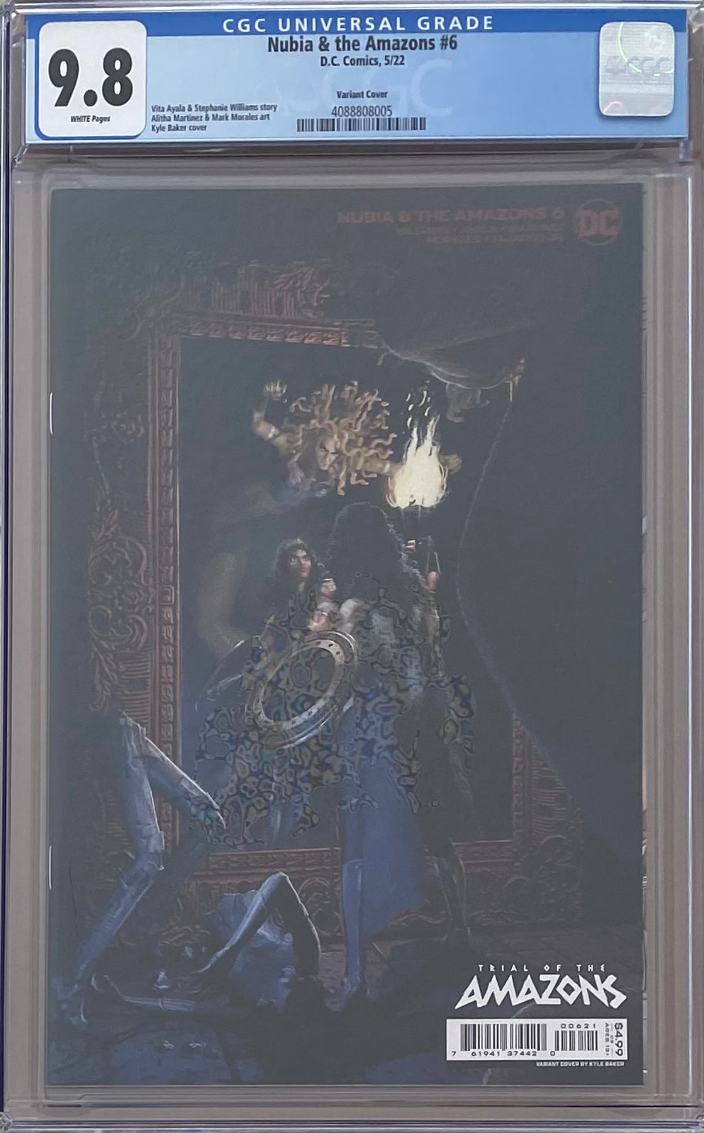 Nubia and the Amazons #6 Baker Variant CGC 9.8