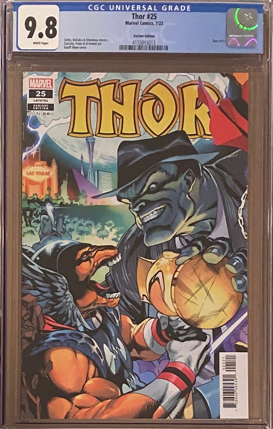Thor #25 Shaw Connecting Variant CGC 9.8