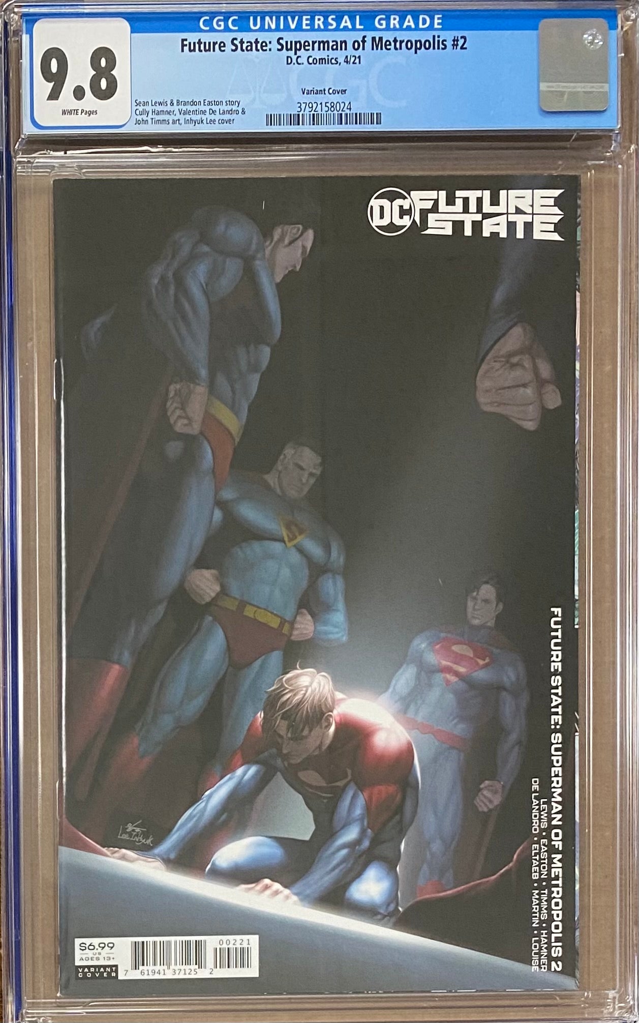 Future State: Superman of Metropolis #2 InHyuk Lee Variant CGC 9.8