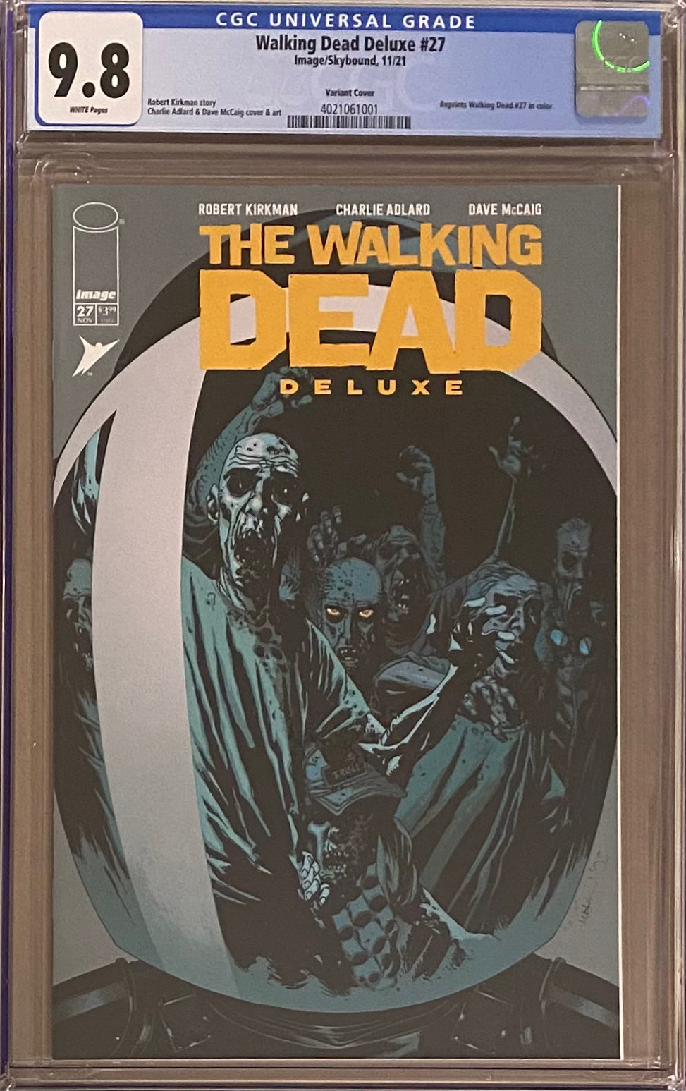 Walking Dead Deluxe #27 Variant CGC 9.8