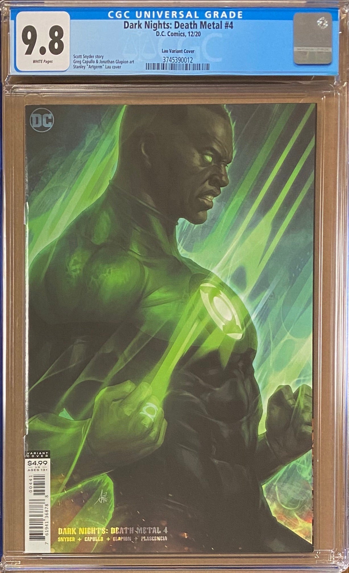Dark Nights Death Metal #4 Artgerm Variant CGC 9.8