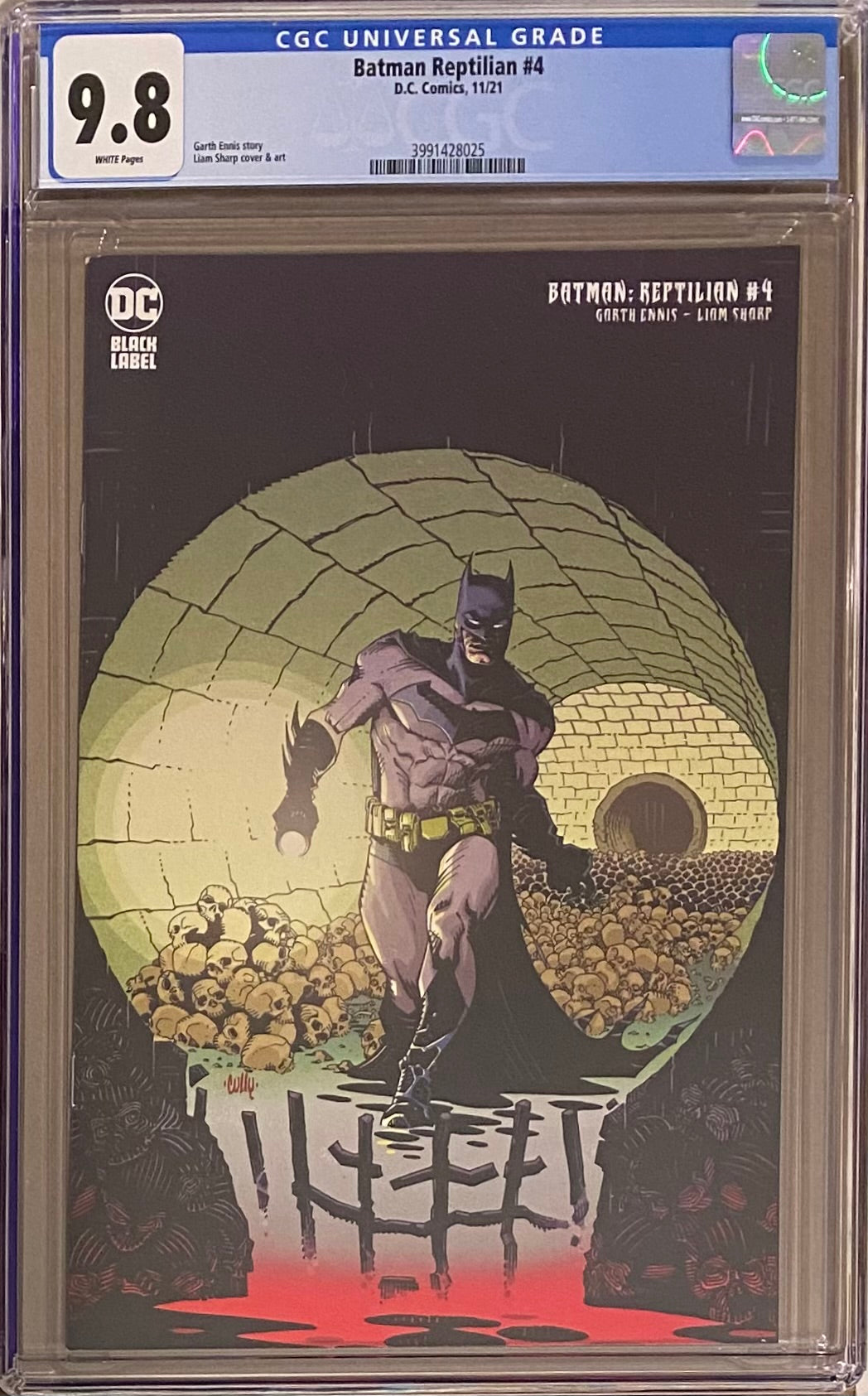 Batman: Reptilian #4 Variant DC Black Label CGC 9.8