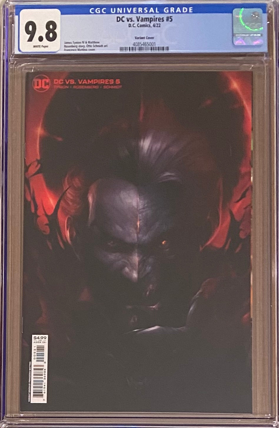 DC vs. Vampires #5 Mattina Variant CGC 9.8