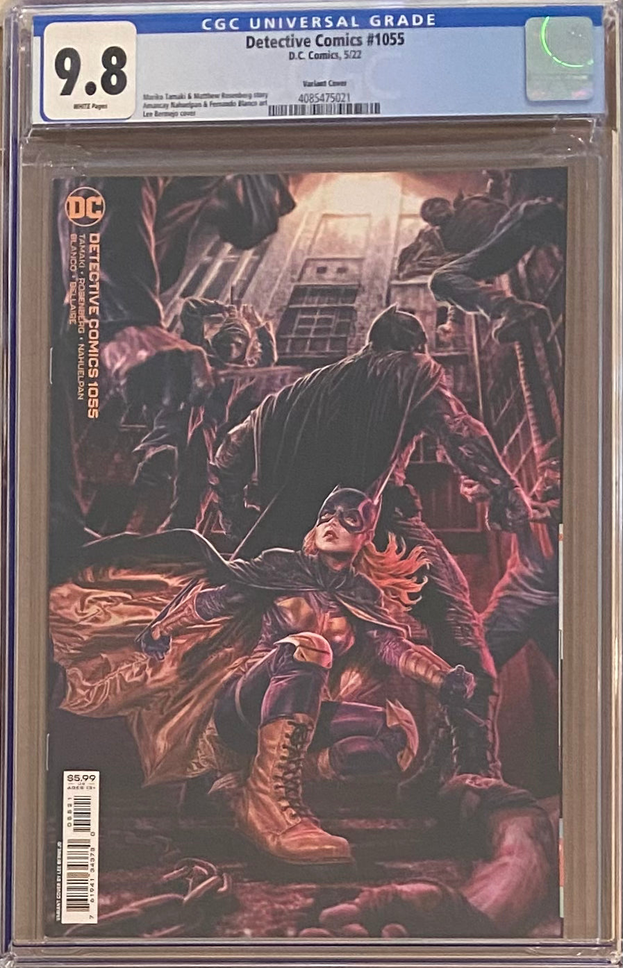 Detective Comics #1055 Bermejo Variant CGC 9.8