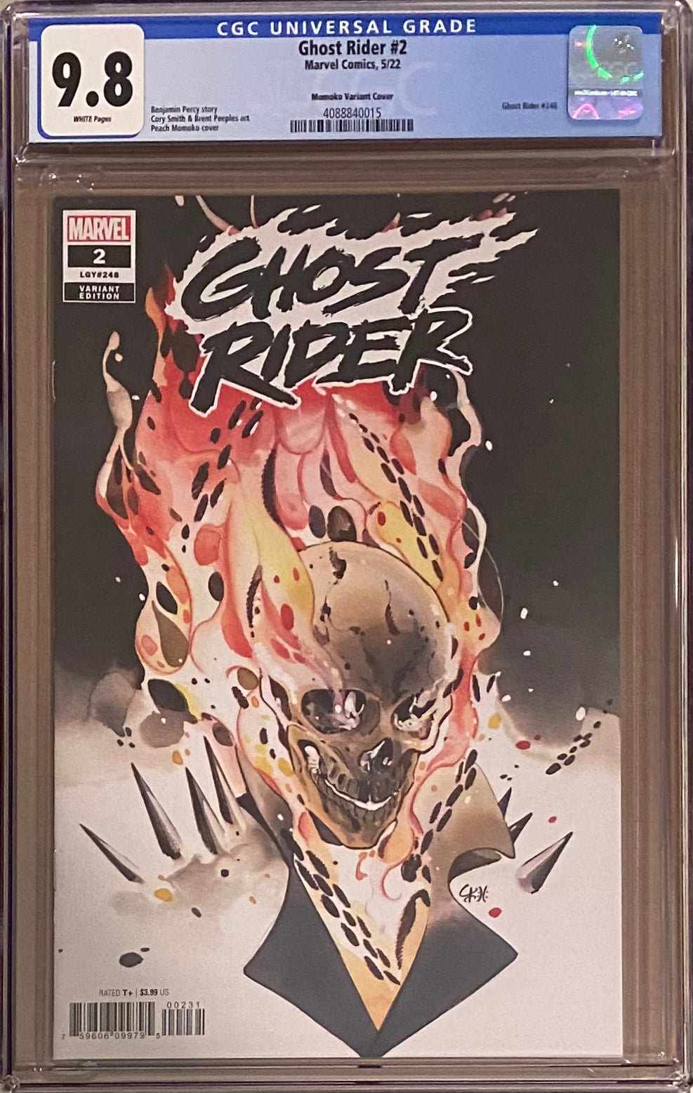 Ghost Rider #2 Momoko Variant CGC 9.8