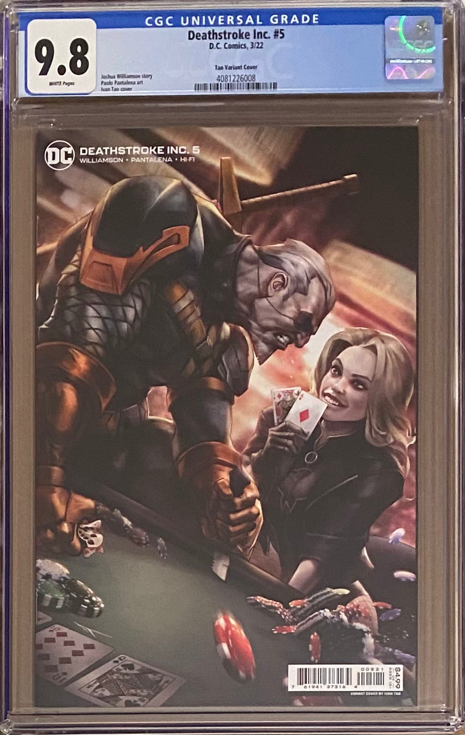 Deathstroke Inc. #5 Variant CGC 9.8