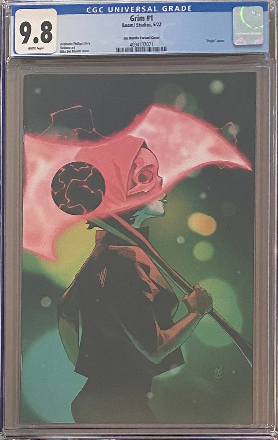 Grim #1 Del Mundo 1:50 Virgin Retailer Incentive Variant CGC 9.8