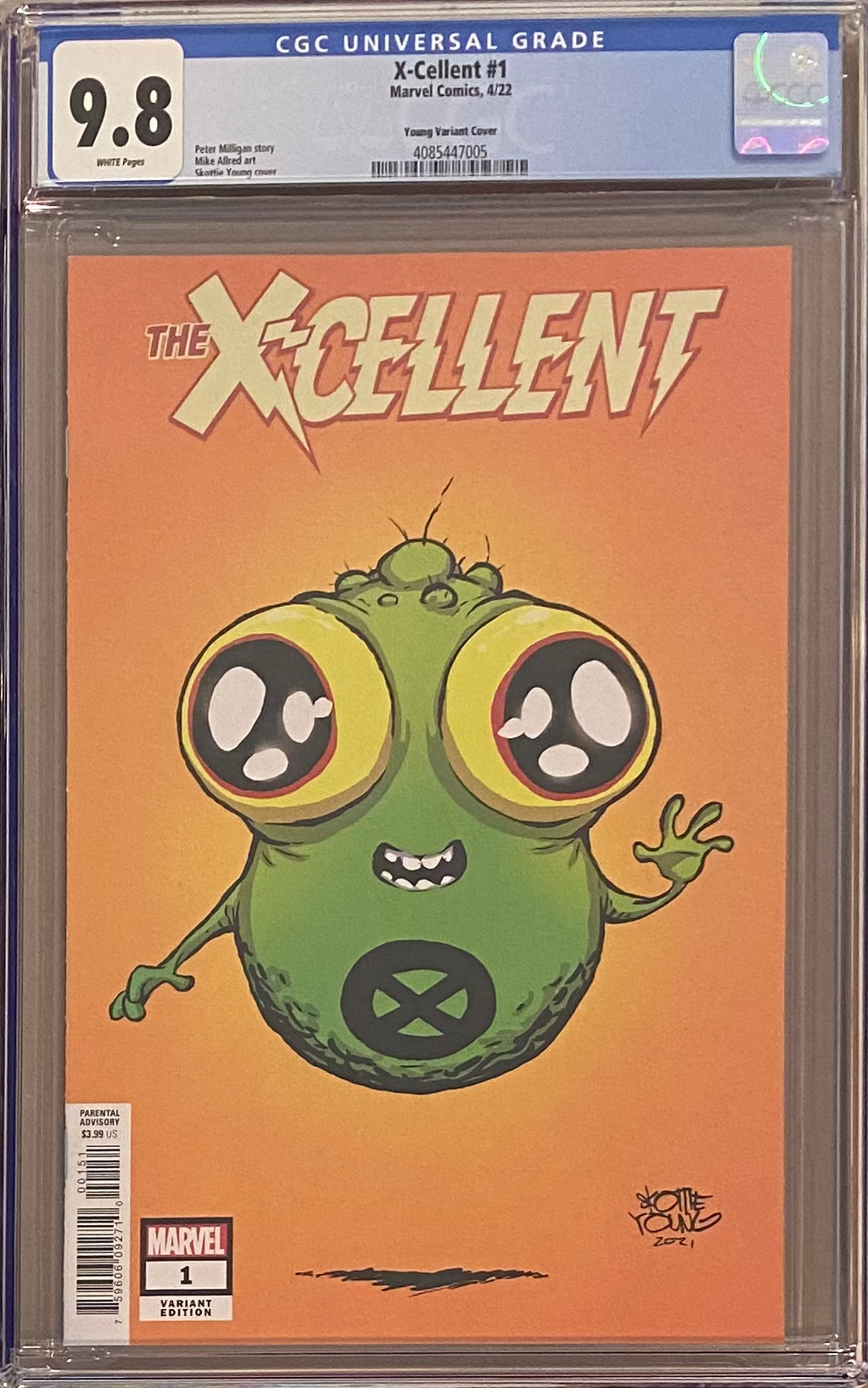 X-Cellent #1 Young Variant CGC 9.8