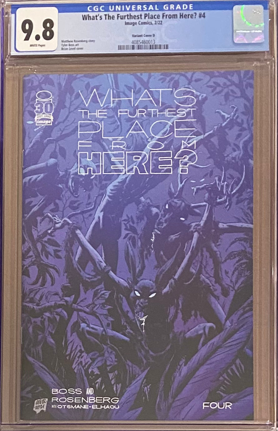 What's the Furthest Place From Here #4 Level 1:25 Retailer Incentive Variant CGC 9.8