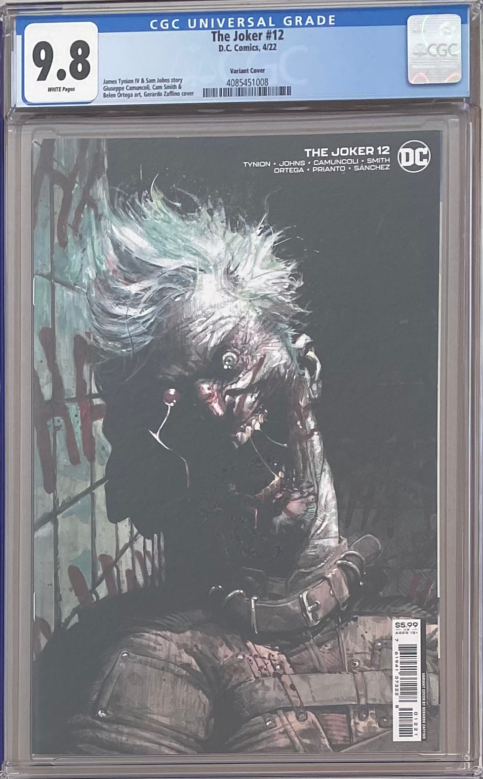 The Joker #12 Zaffino Variant CGC 9.8