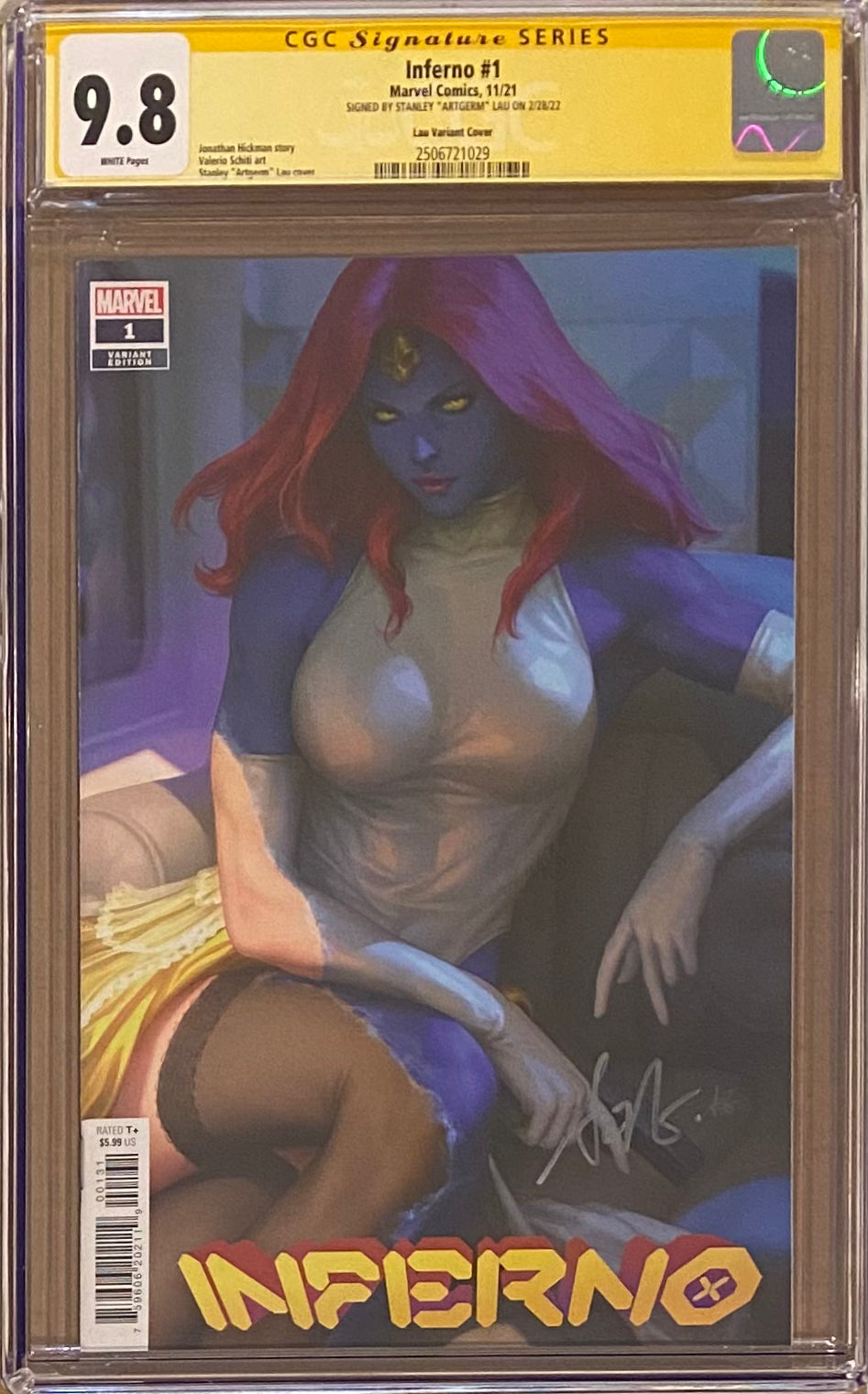 Inferno #1 Artgerm Variant CGC 9.8 SS