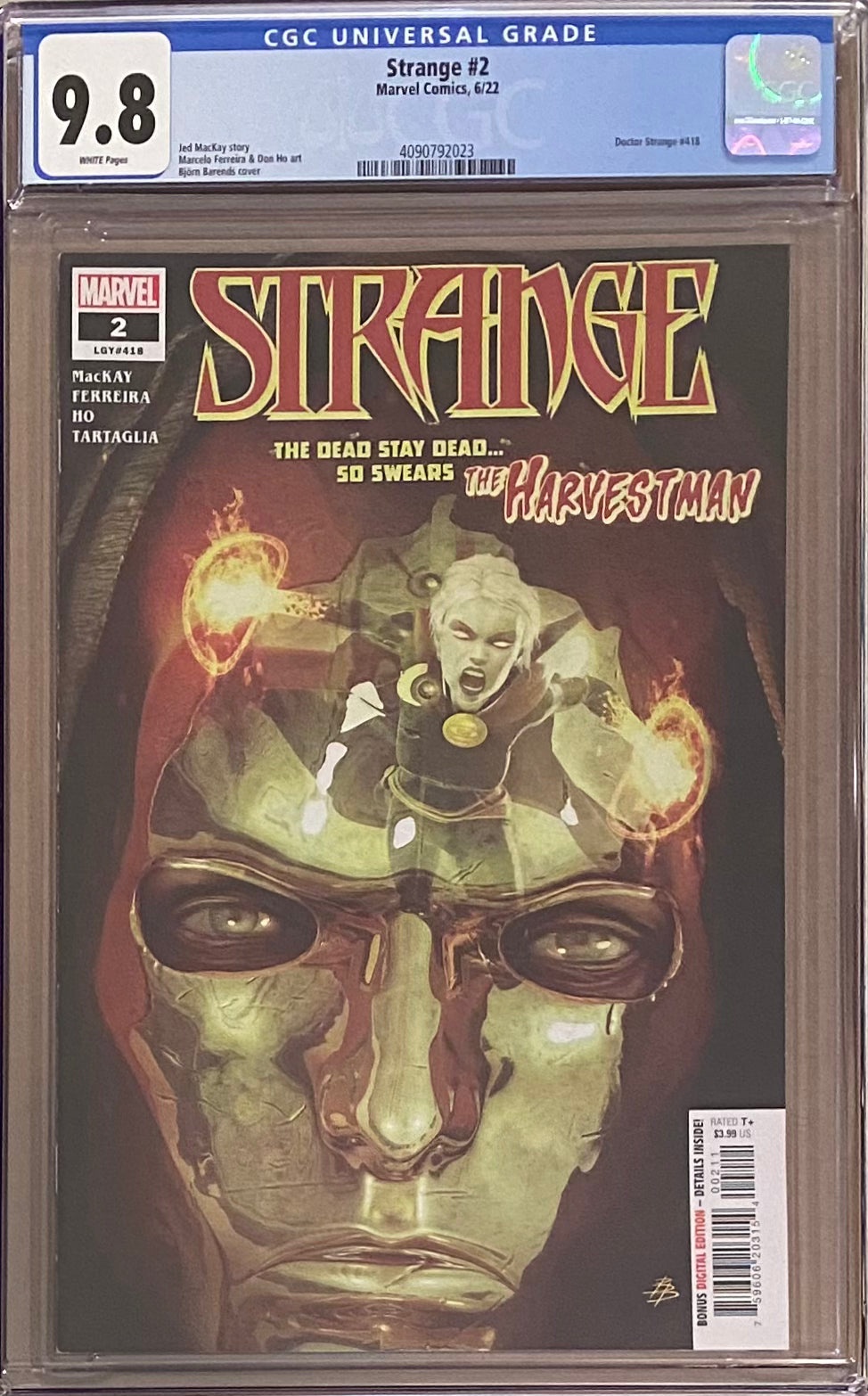 Strange #2 CGC 9.8
