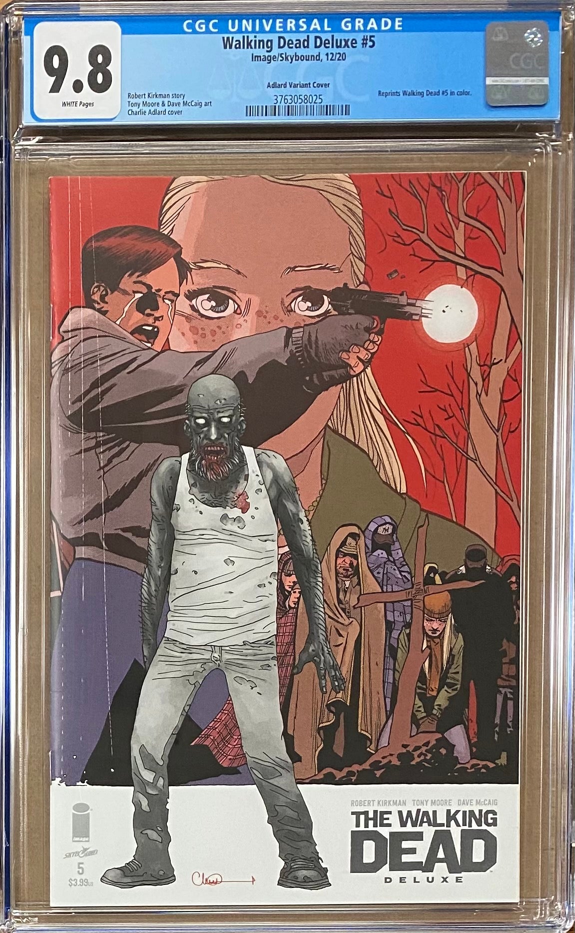 Walking Dead Deluxe #5 Adlard Variant CGC 9.8