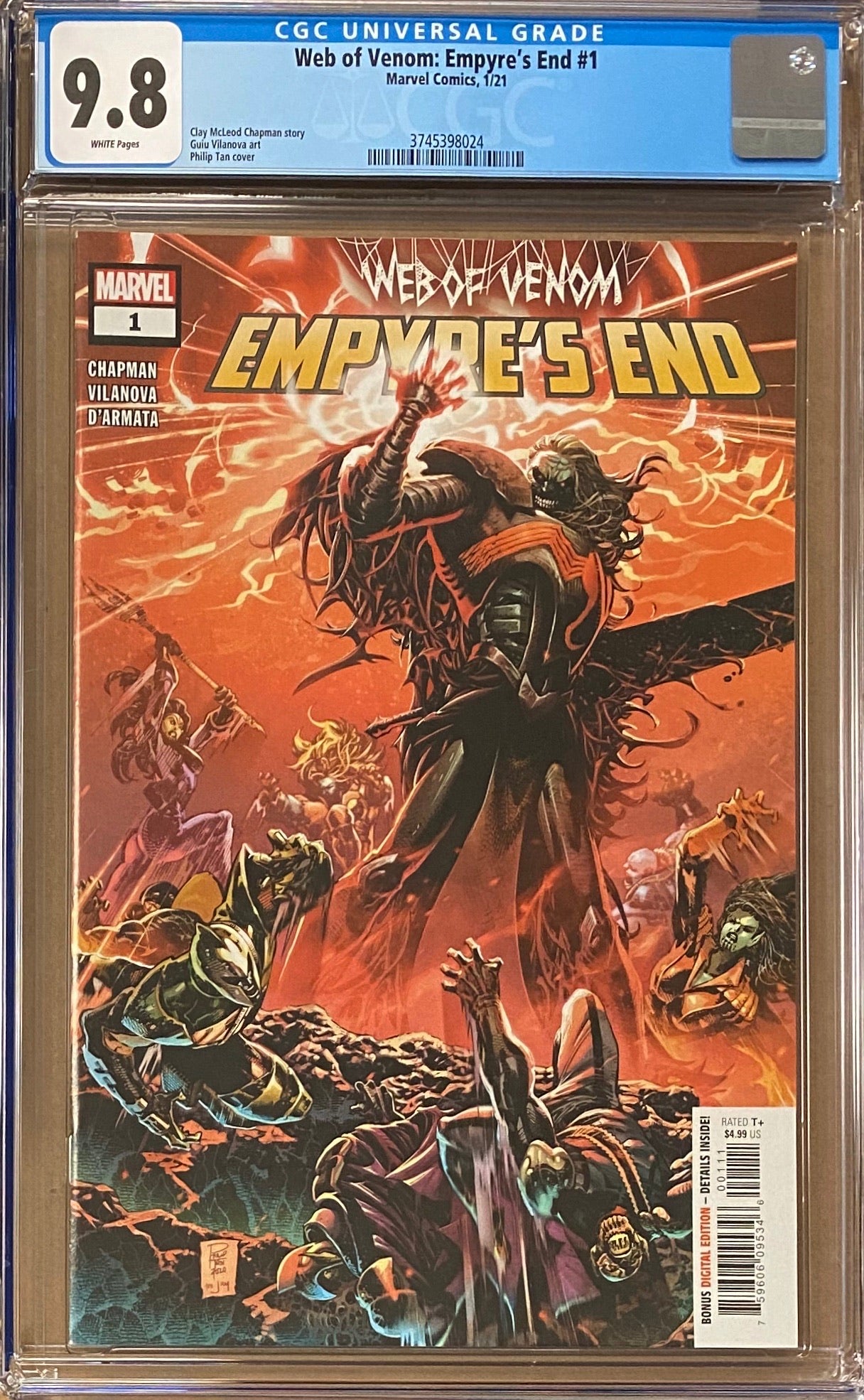 Web of Venom: Empyre's End #1 CGC 9.8