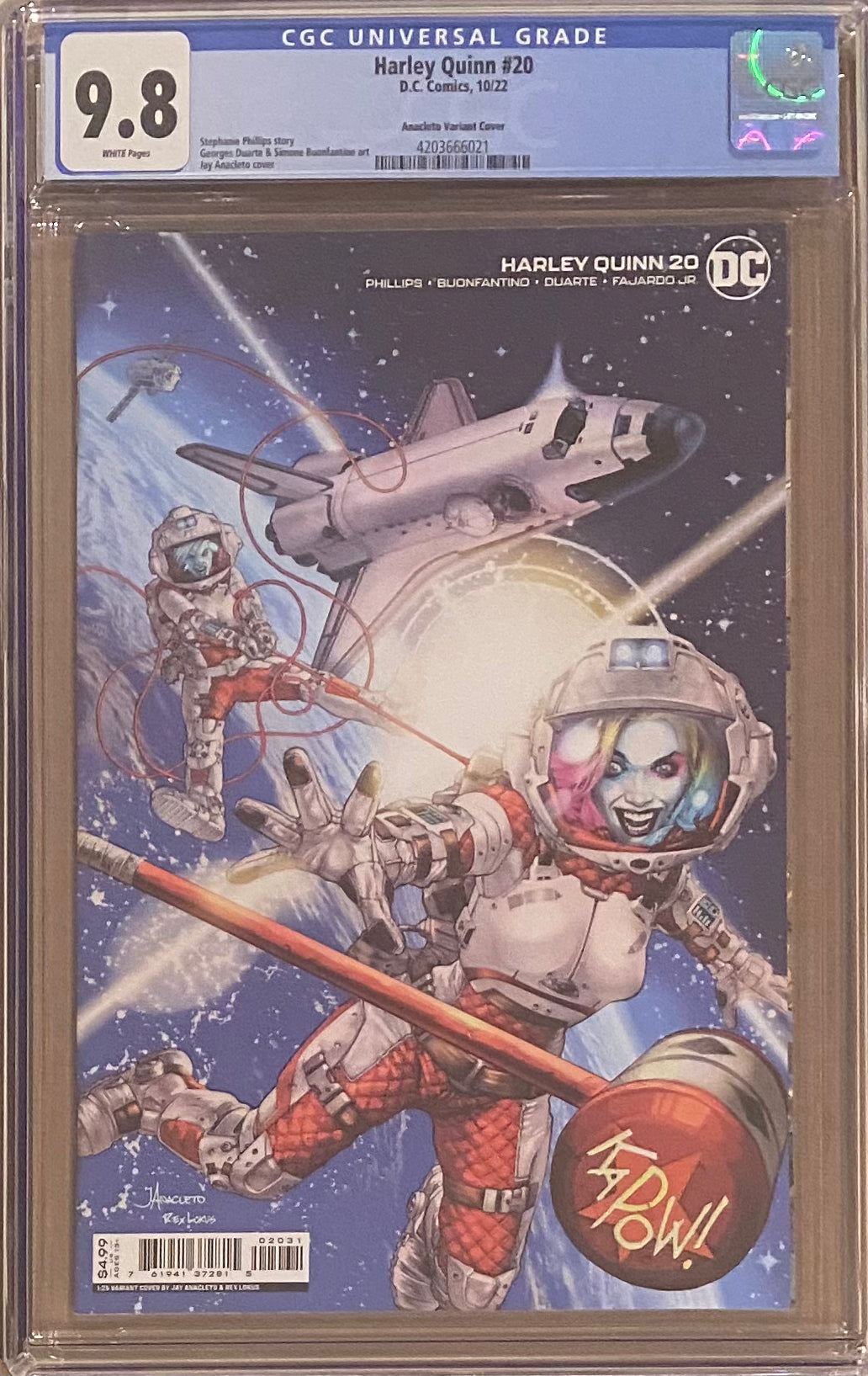 Harley Quinn #20 Anacleto 1:25 Retailer Incentive Variant CGC 9.8