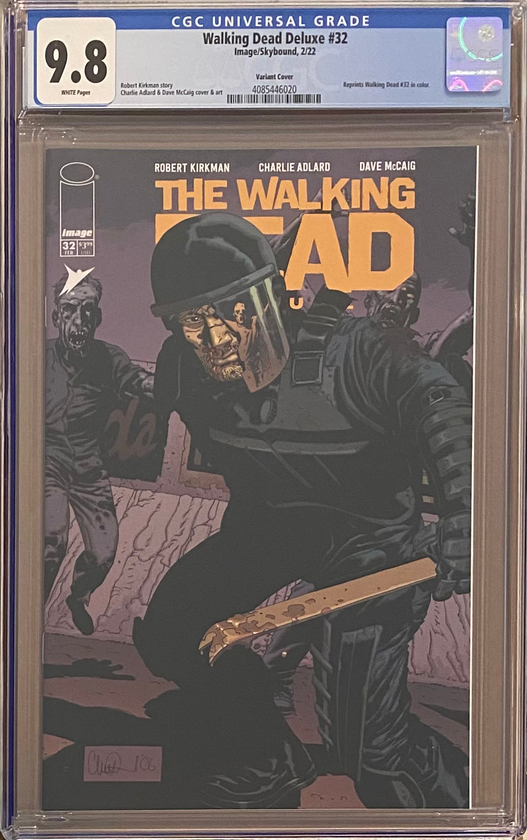 Walking Dead Deluxe #32 Variant CGC 9.8