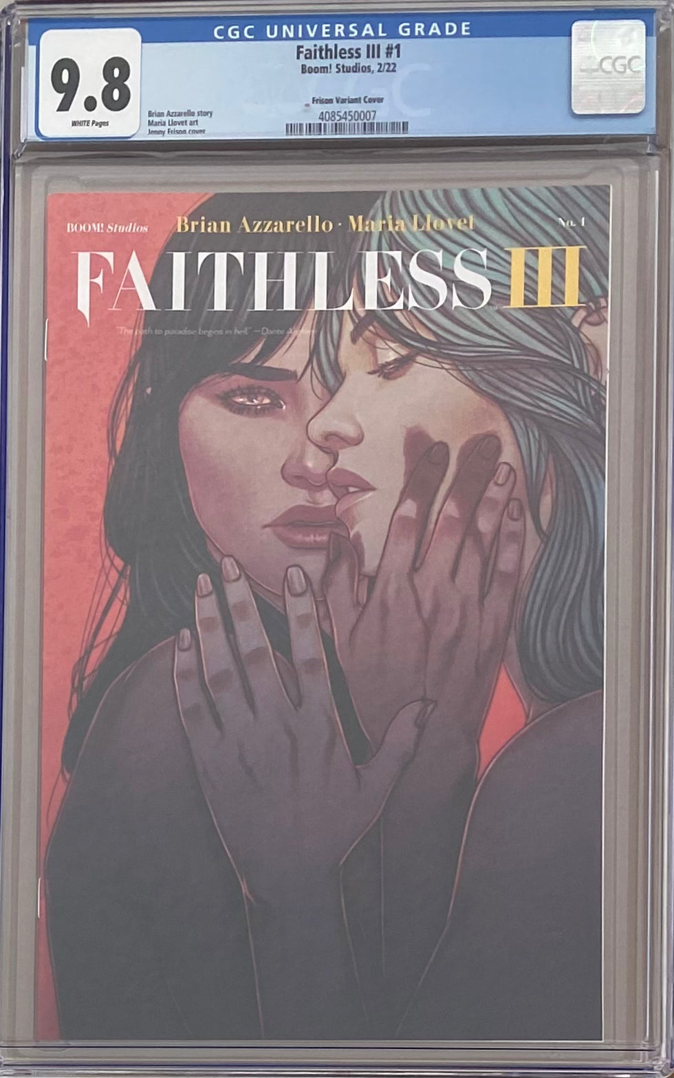 Faithless III #1 Frison 1:25 Retailer Incentive Variant CGC 9.8