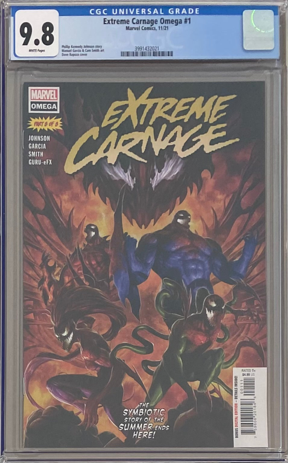 Extreme Carnage Omega #1 CGC 9.8
