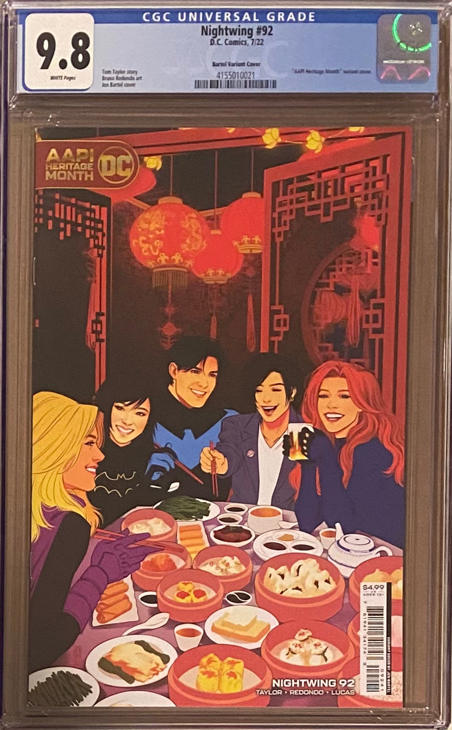 Nightwing #92 Bartell Variant CGC 9.8