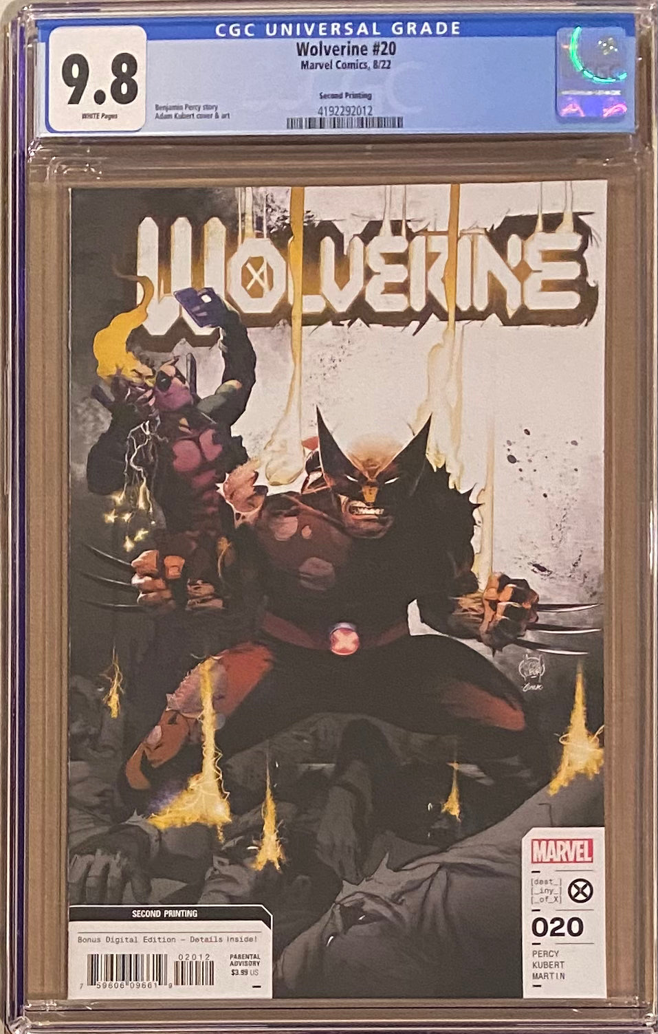 Wolverine #20 Second Printing CGC 9.8