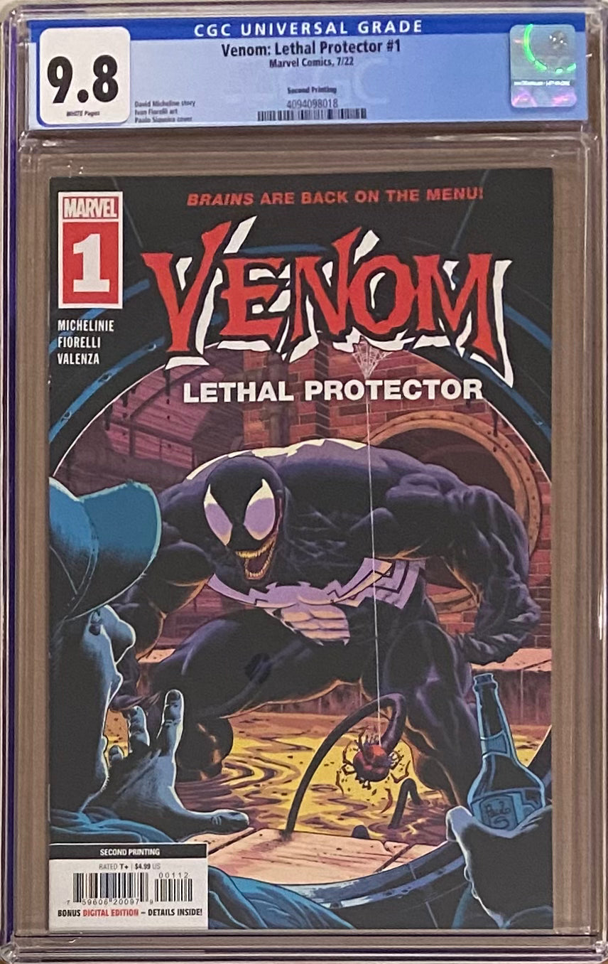Venom: Lethal Protector #1 Second Printing CGC 9.8