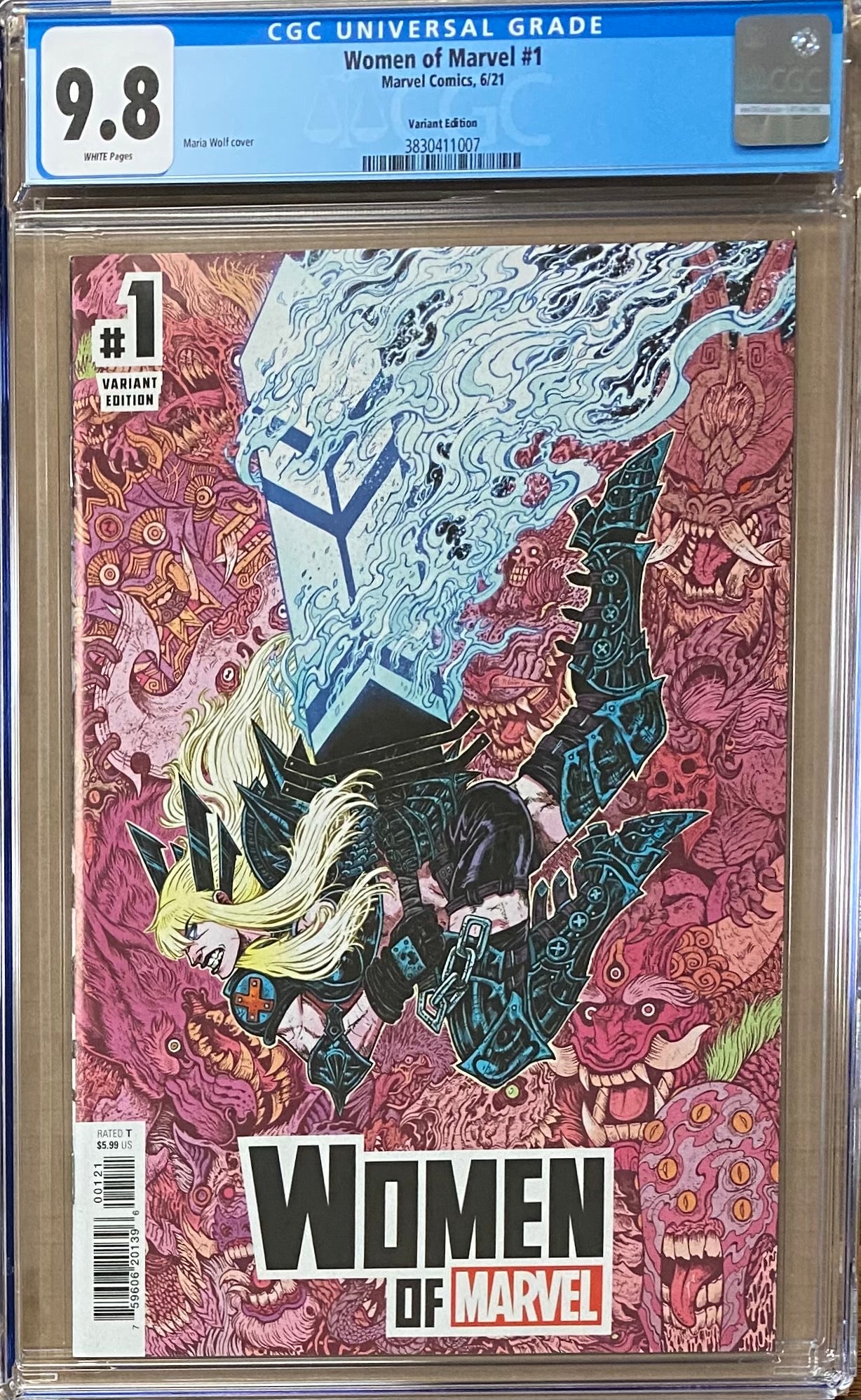Women of Marvel #1 Wolf Variant CGC 9.8