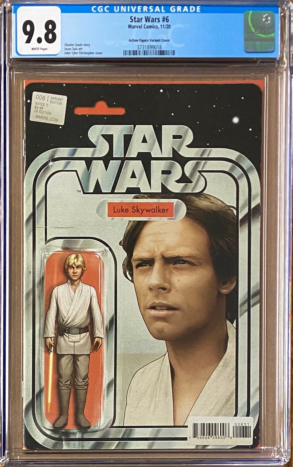 Star Wars #6 Action Figure Variant CGC 9.8