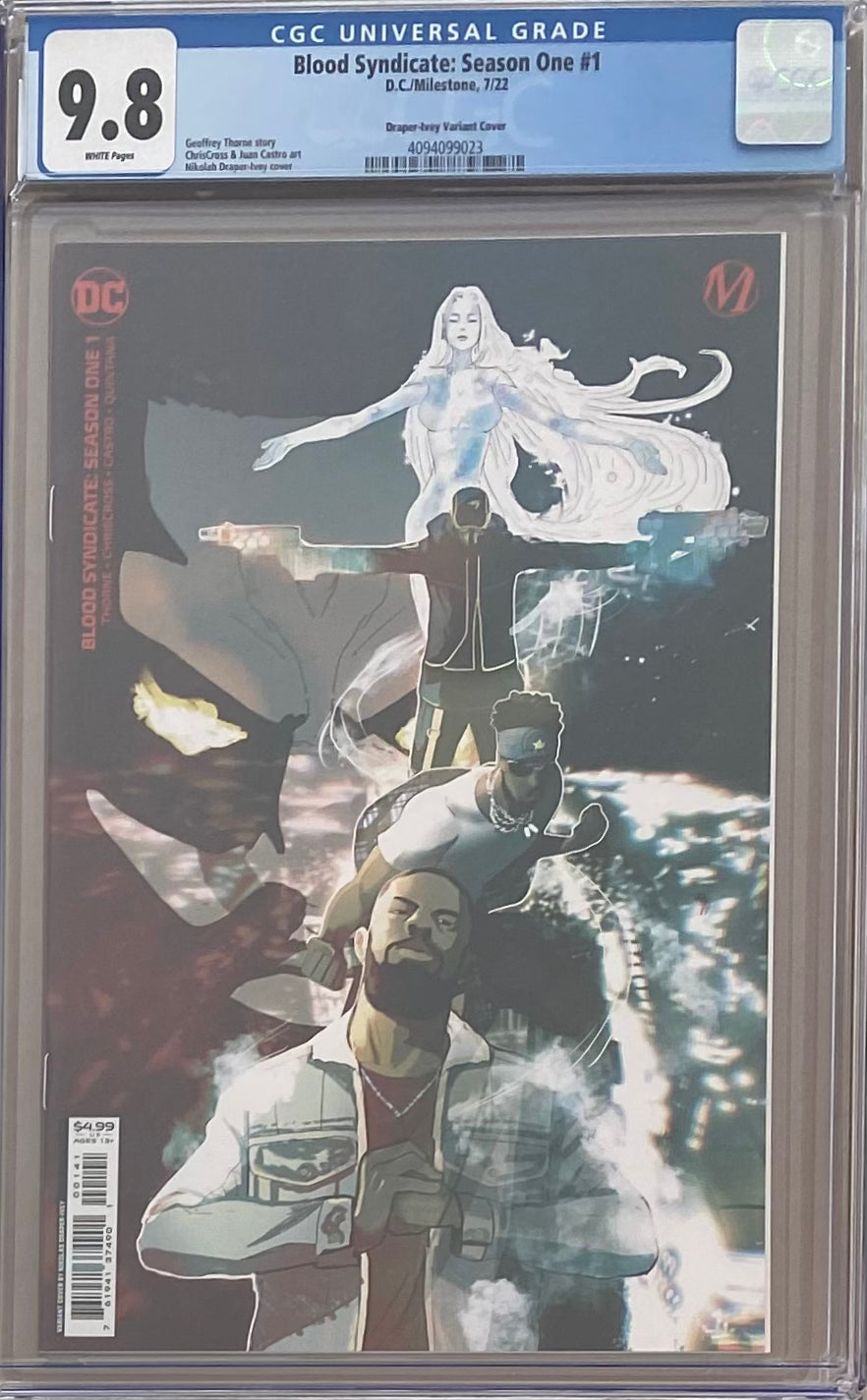 Blood Syndicate: Season One #1 Draper-Ivey New School Variant CGC 9.8