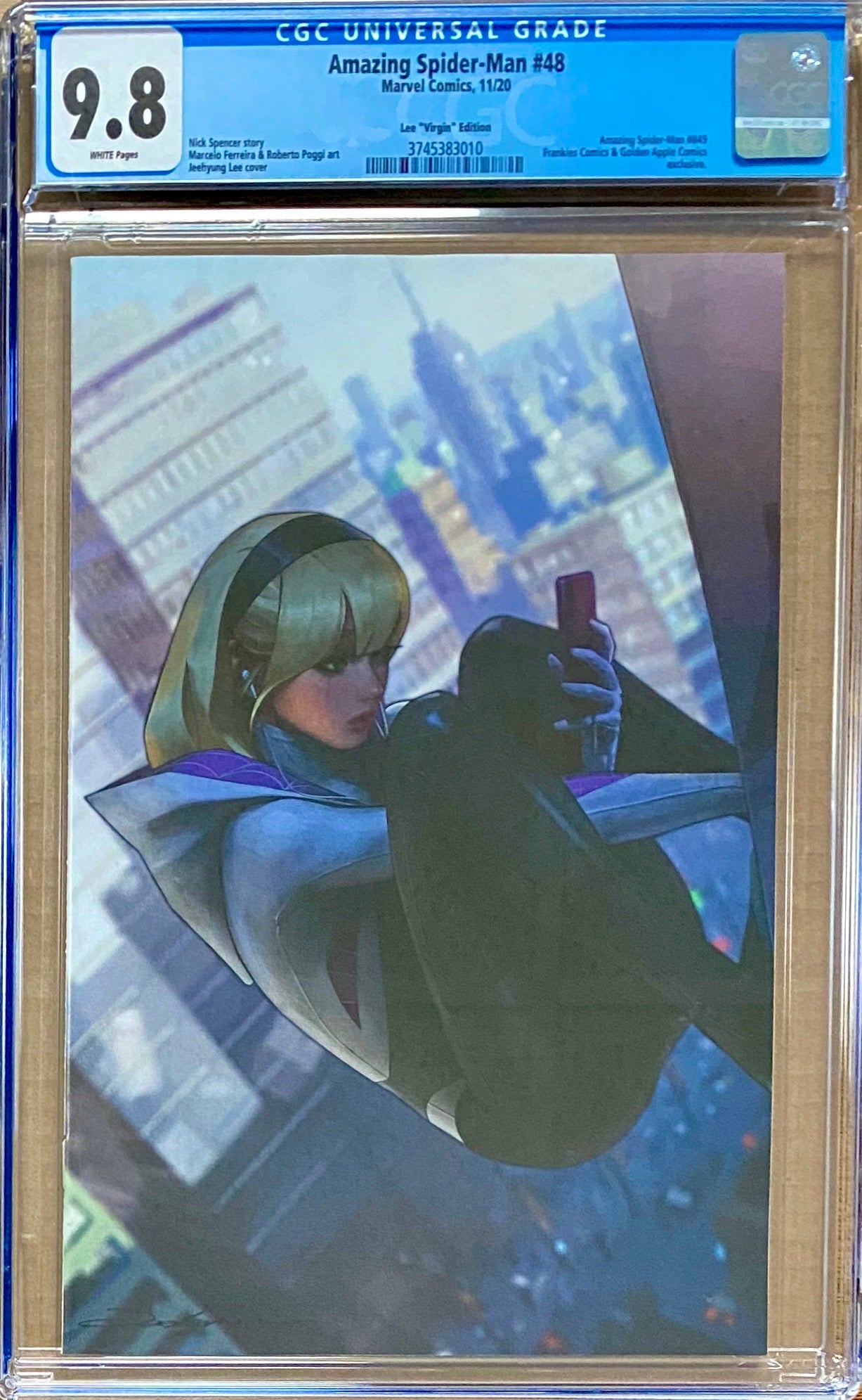 Amazing Spider-Man #48 Jeehyung Lee Virgin Variant CGC 9.8
