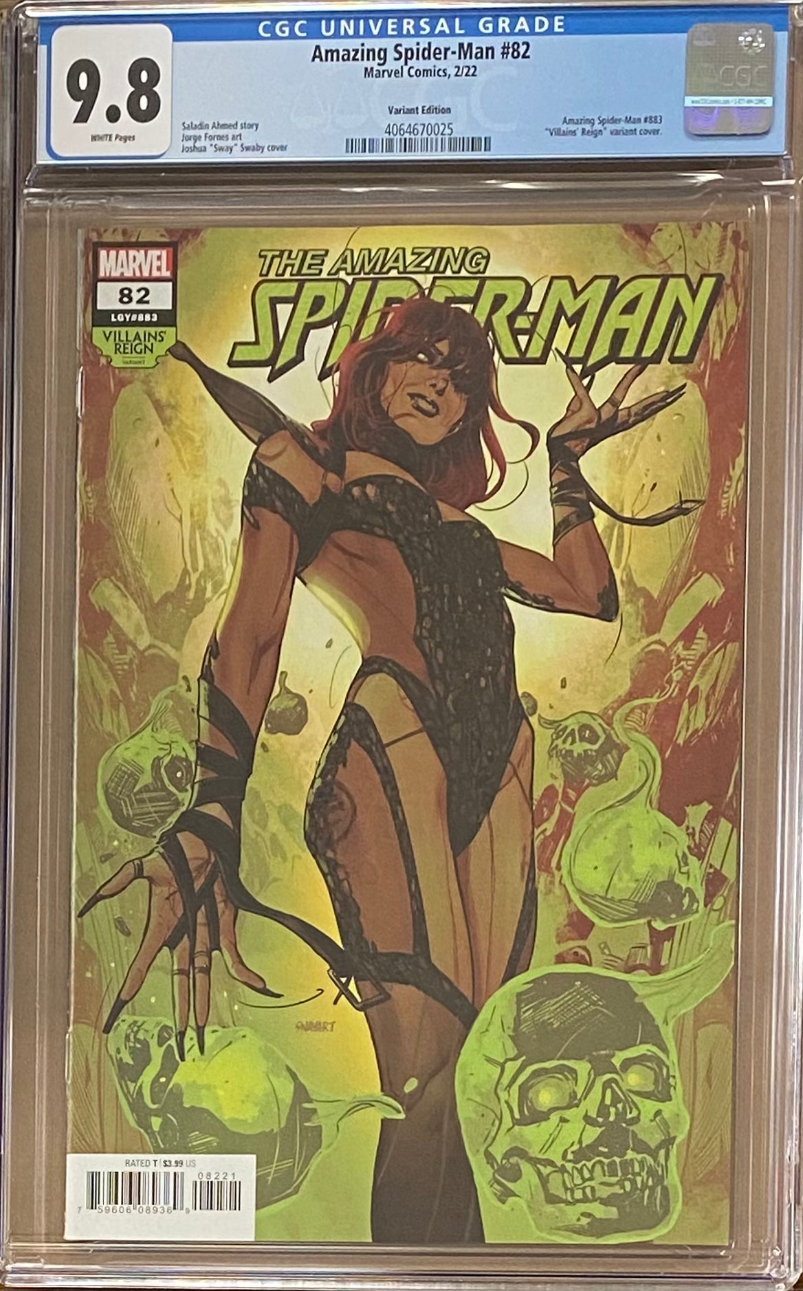 Amazing Spider-Man #82 Sway Variant CGC 9.8
