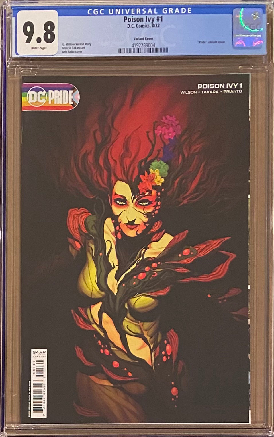 Poison Ivy #1 Anka Pride Variant CGC 9.8