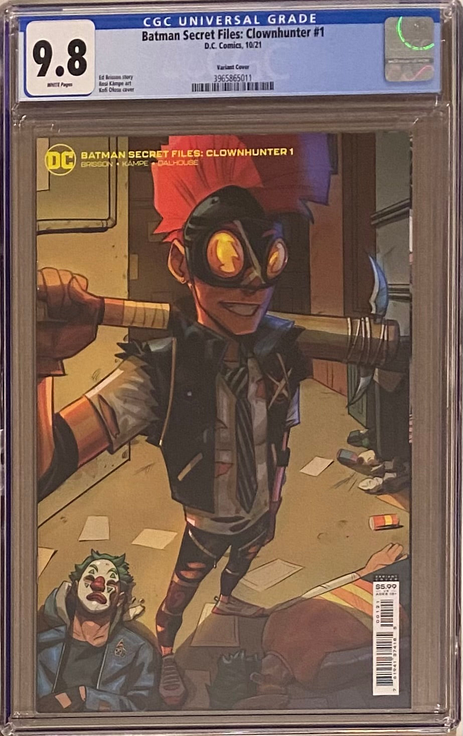 Batman Secret Files: Clownhunter #1 Variant CGC 9.8