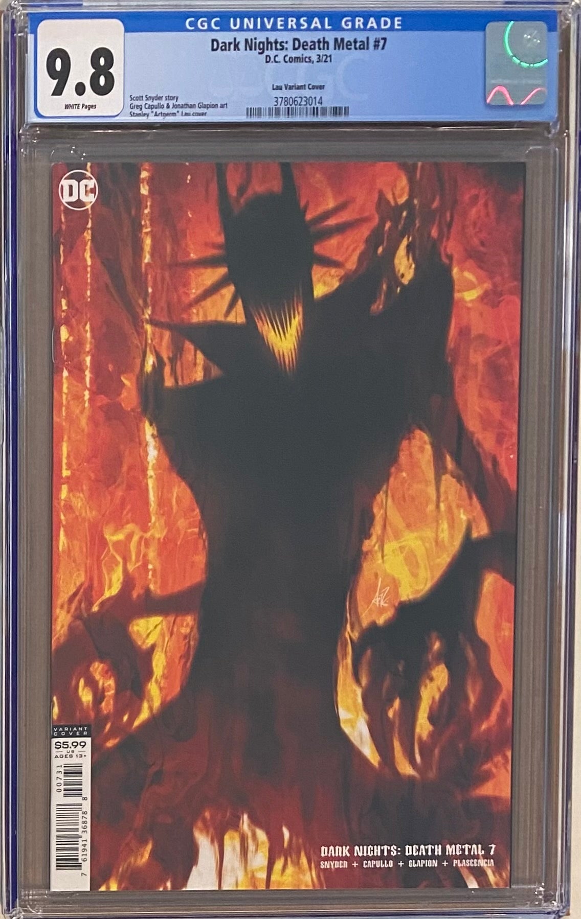 Dark Nights Death Metal #7 Artgerm Variant CGC 9.8