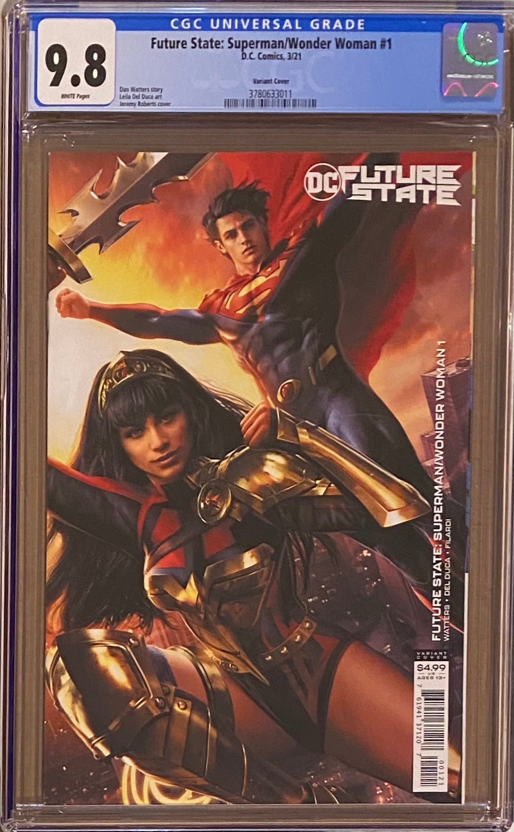 Future State: Superman/Wonder Woman #1 Variant CGC 9.8