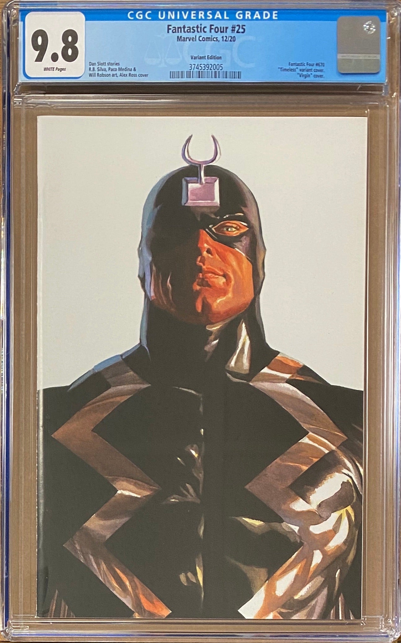 Fantastic Four #25 Alex Ross Black Bolt "Timeless" Variant CGC 9.8